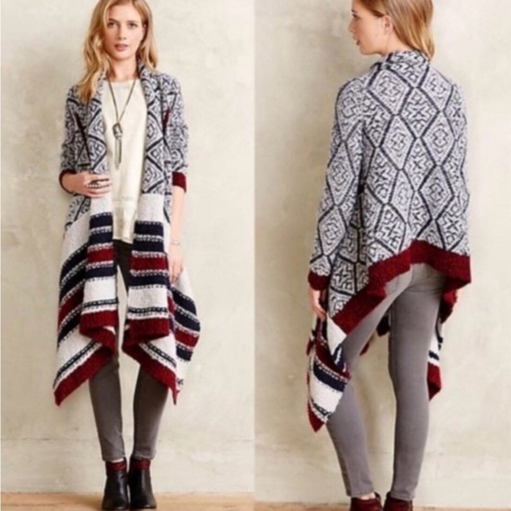Sleeping on Snow | Aztec Cardigan open Shawl | Size Small | Excellent condition
